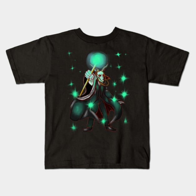 Thorn Mage Kids T-Shirt by KloudKat